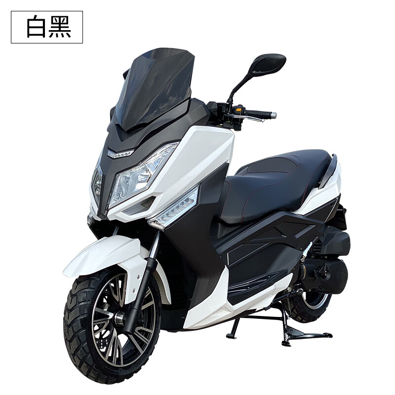t9大踏板旅行摩托车150cc巡洋舰整车t3t6燃油车国四电喷 t9白黑豪华版