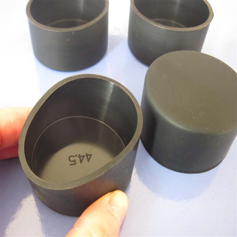 悦常盛【新款】内径78圆管外套硅橡胶套管子保护套不锈钢管外套 黑色