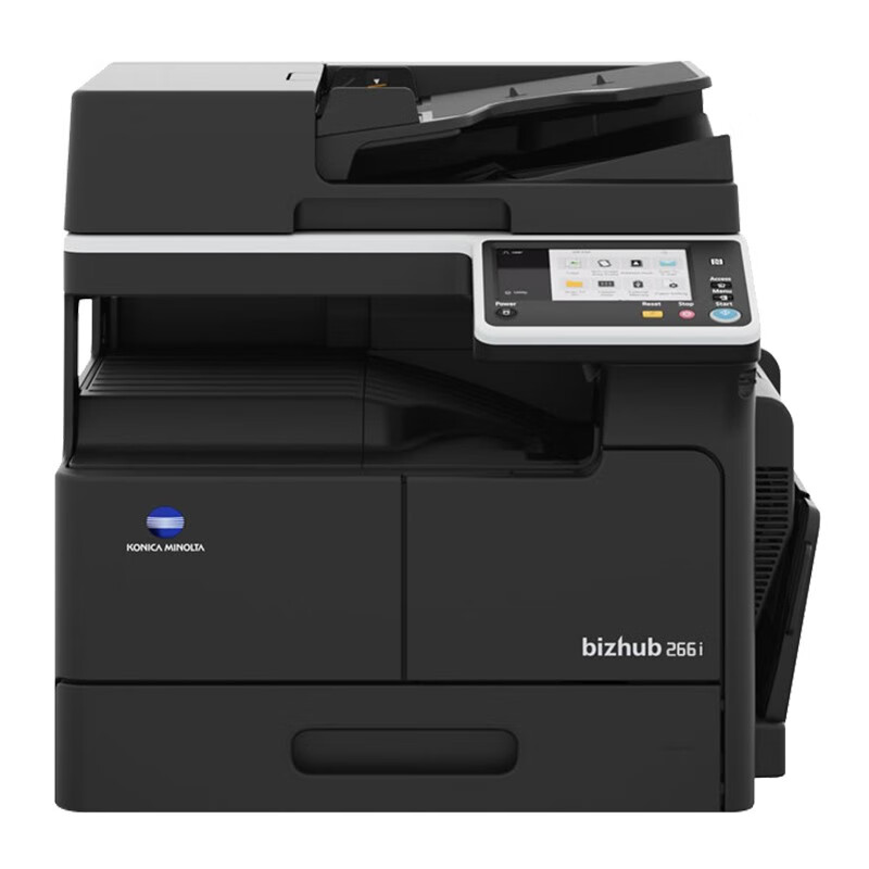 柯尼卡美能达bizhub 266i A3黑白打印机复合复印机a3a4打印机商用办公大型（双面输稿器+单纸盒）