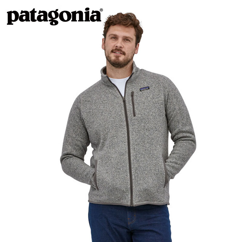 巴塔哥尼亚（Patagonia）男士针织防风保暖拉链夹克抓绒衣潮流开衫 Better Sweater 25528 STH  针织面料摩擦易起球 M 175/180(CM)  69/79(KG)