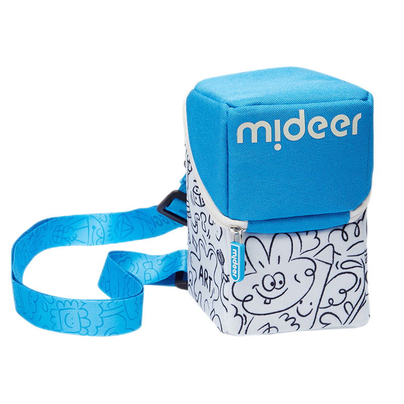 弥鹿（MiDeer）丙烯马克笔涂鸦手提收纳包款儿童水性画笔新年春节过年生日礼物 丙烯马克笔36色-斜挎涂鸦包-软头