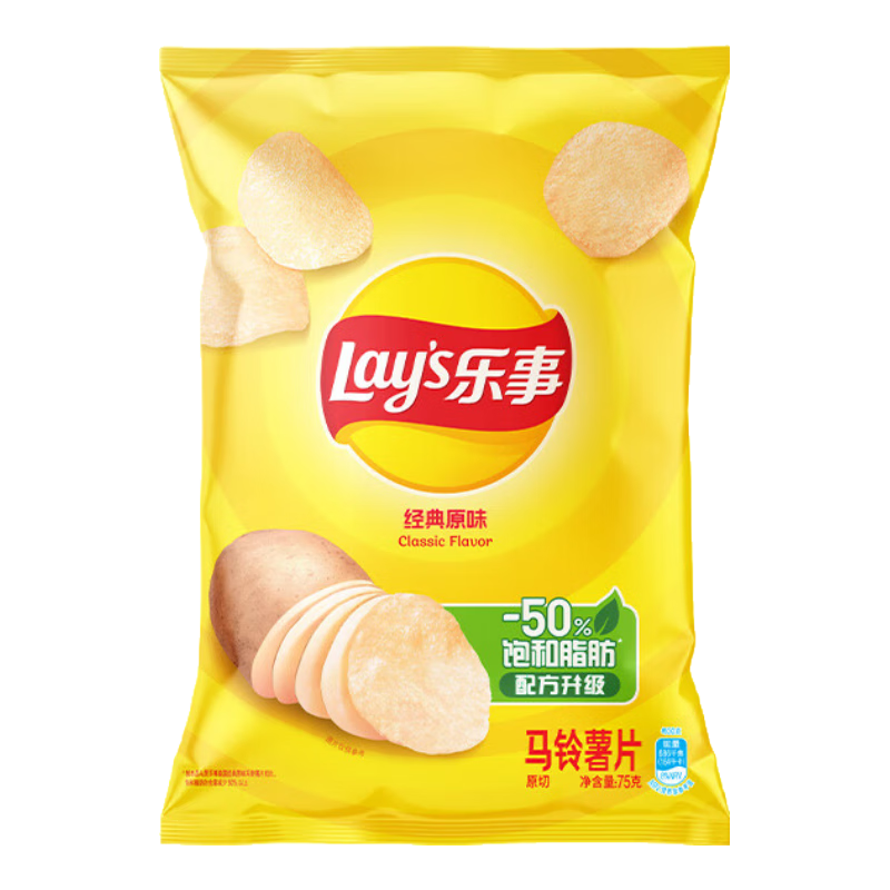 £Lay's ƬʳʳƷԭζ75g*10װƬ ʳƷֿζ ԭζ75g*10