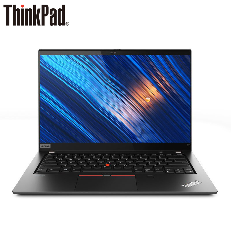 联想ThinkPad T14 14英寸i5工程师高性能商用笔记本 i5-10210U/8G/512G/Win10/一年保修/黑色/原装鼠标