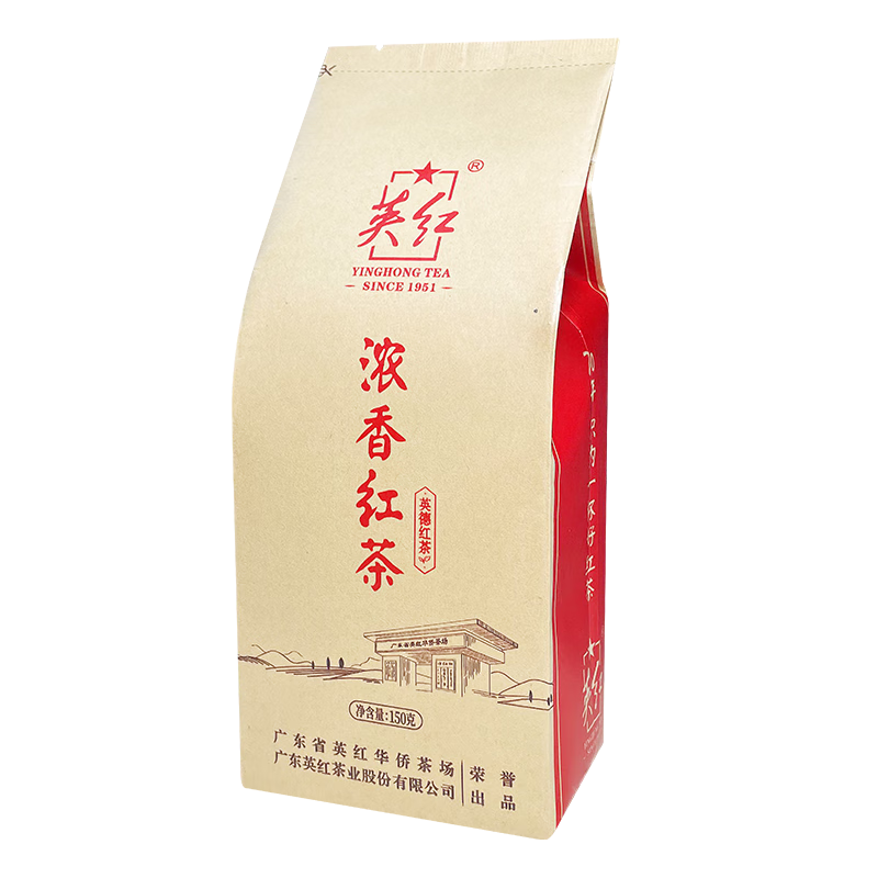 英红牌英红九号红茶 浓香型 红茶 核心原产地 口粮茶150g茶叶袋装