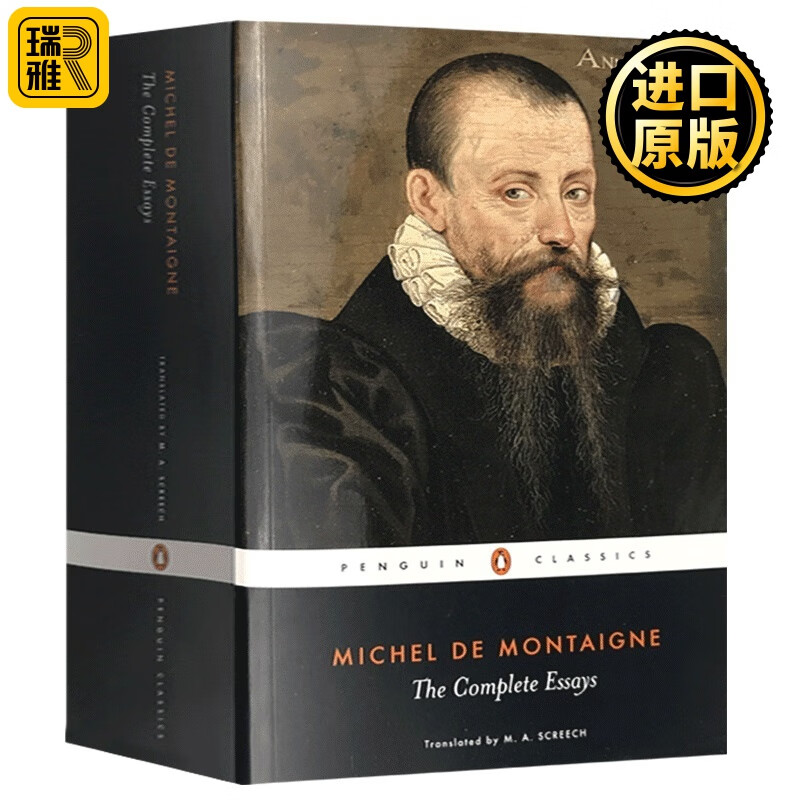 英文原版 蒙田随笔 Michel de Montaigne The Complete Essays 文学书 Michel de Montaigne 全英文版进口原版英语书籍