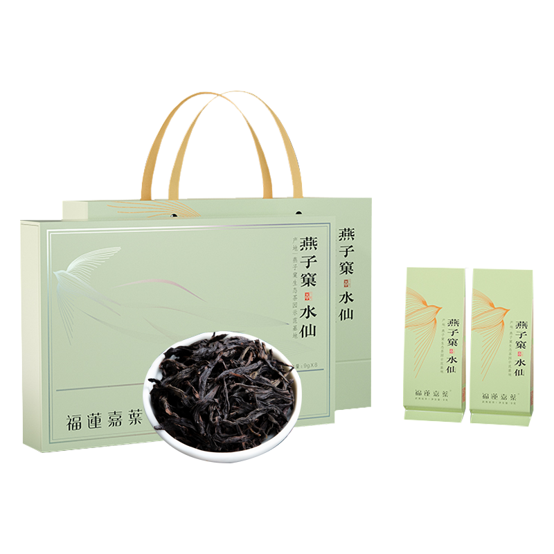 福莲嘉叶(feeling tea) 武夷岩茶燕子窠花香水仙茶叶小泡袋72g武夷山
