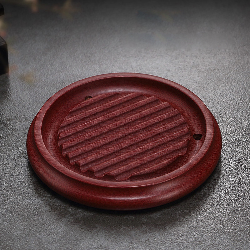 玖晟祥 电木壶承壶托圆形小茶托茶具配件 紫砂壶垫小号茶盘托 电木壶