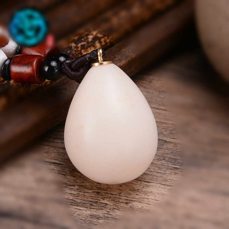 果吊坠 释迦菩提子空心菩提佛心果成品手工原果打磨葫芦水滴 青把件绳