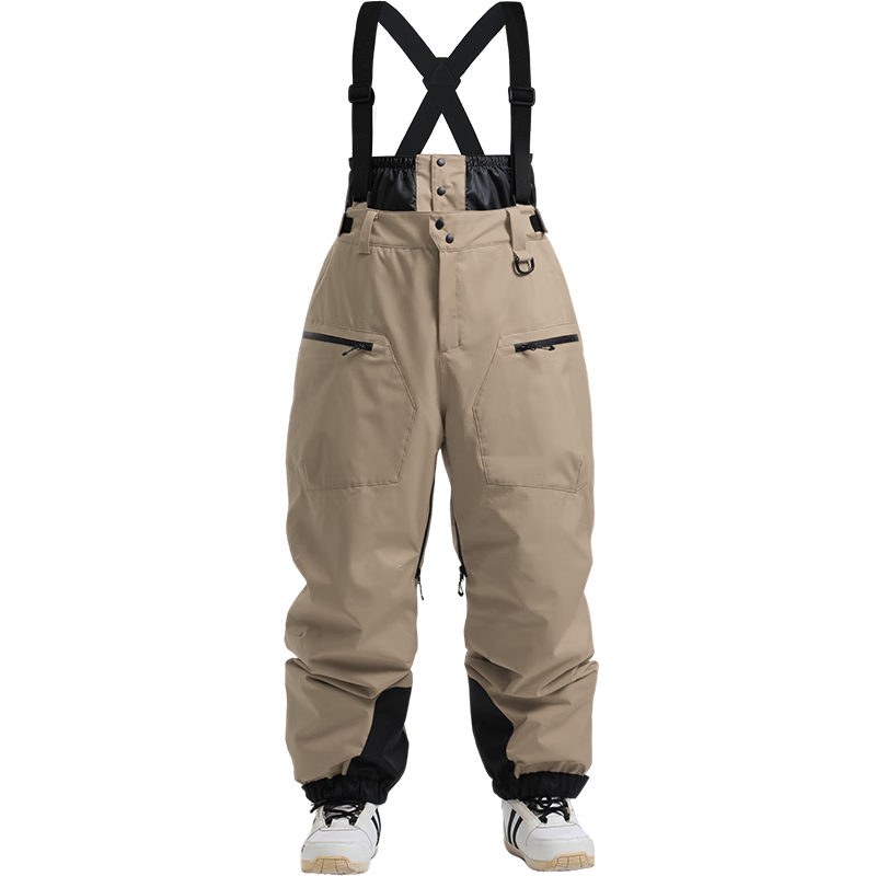 Gsou SNOW���廬ѩ���б������ɴ�����ޱ�ů��ˮѩ��ѩ��רҵ����ѩ�ؿ��� ��ɫ XL 235Ԫ