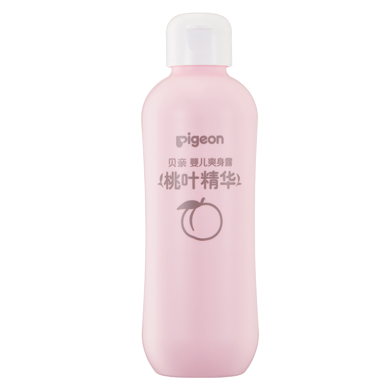 贝亲（Pigeon）桃叶精华 婴儿液体爽身露 四季通用 200ml IA171