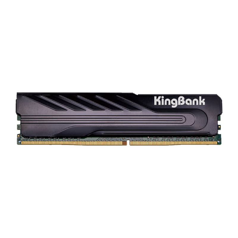 金百达（KINGBANK）16GB DDR4 3200 台式机内存条  intel专用条 黑爵