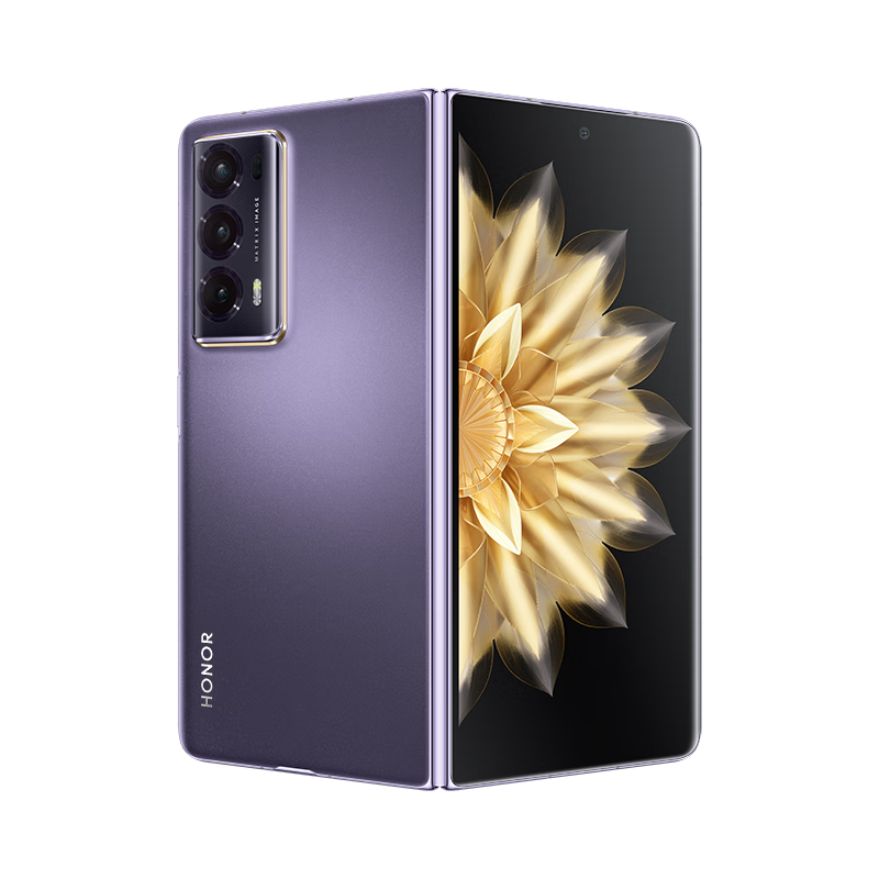 HONOR 荣耀 Magic V2 5G折叠屏手机 16GB+256GB 绒紫色 第二代骁龙8