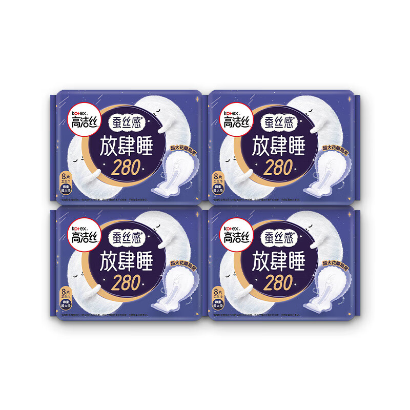 �߽�˿ Kotex �����������װ����͸��˲���޸������ ����˯ҹ�� 280mm 32Ƭ �ͼ� 15.89Ԫ