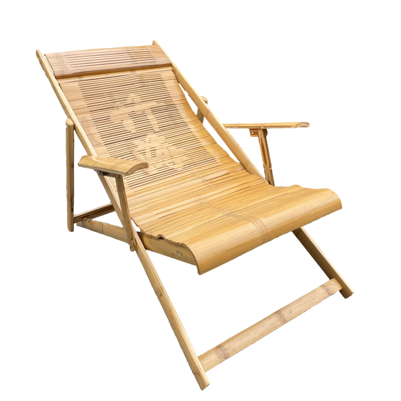 佳曲美四川竹躺椅折叠椅老人逍遥椅家用阳台成人午休睡椅懒人靠椅夏凉