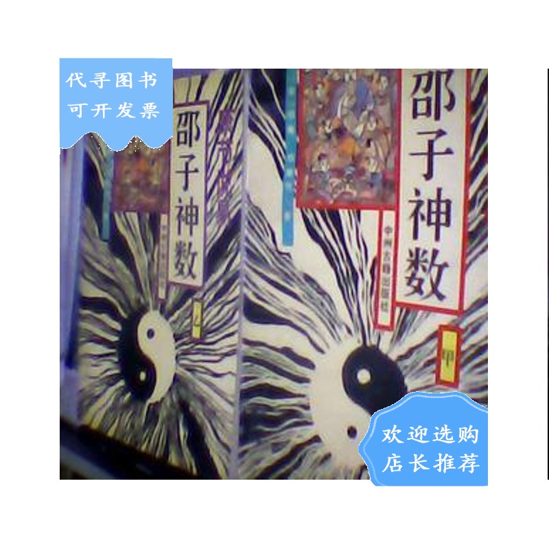 【二手八成新】邵子神数【甲乙2本】包挂邮