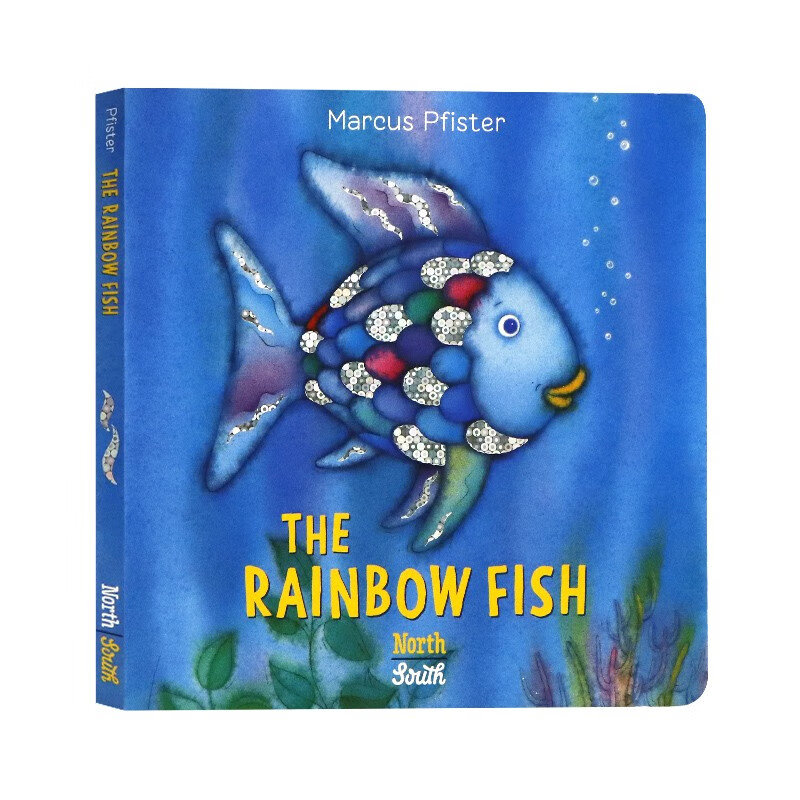 彩虹鱼英文原版绘本 the rainbow fish 凯特格林纳威奖美国教育协会