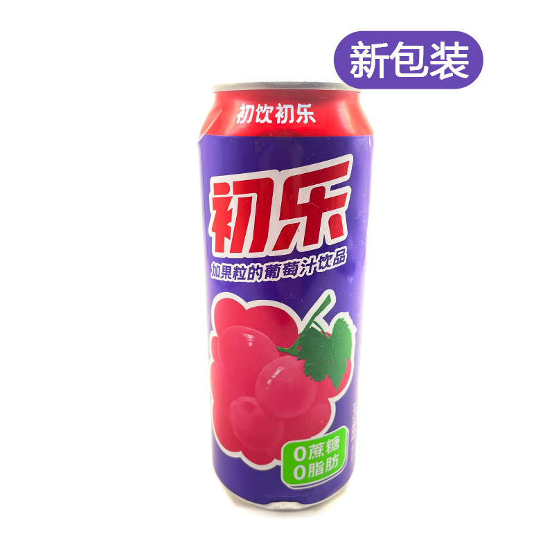 【新日期】初饮果粒果汁500g 0脂肪草莓荔枝葡萄混合果味饮料整箱 )