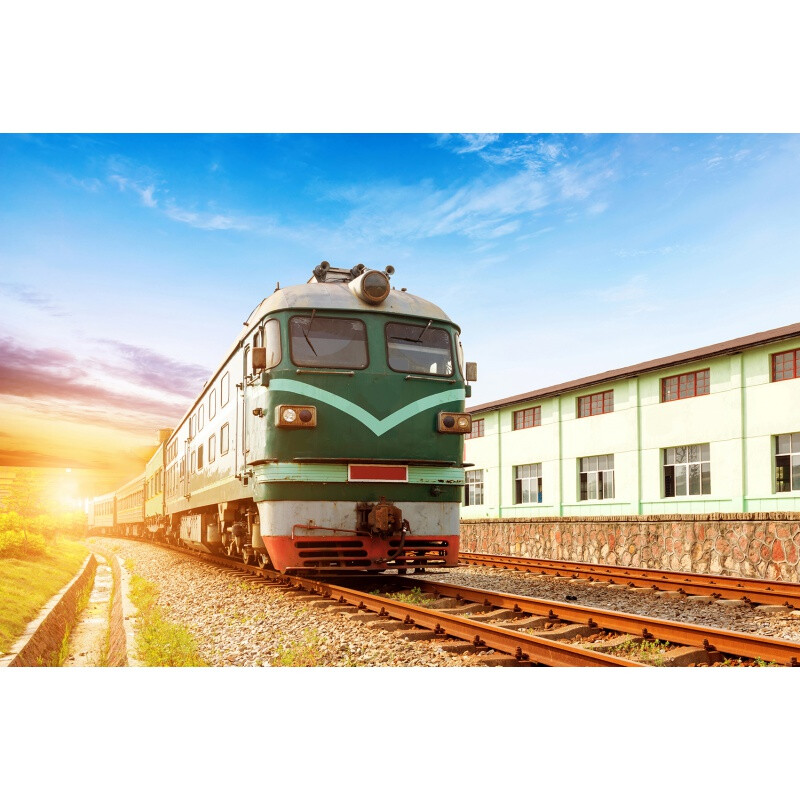 妙普乐动车高铁列车老式火车机车海报墙画挂画酒吧咖啡厅儿童房装的