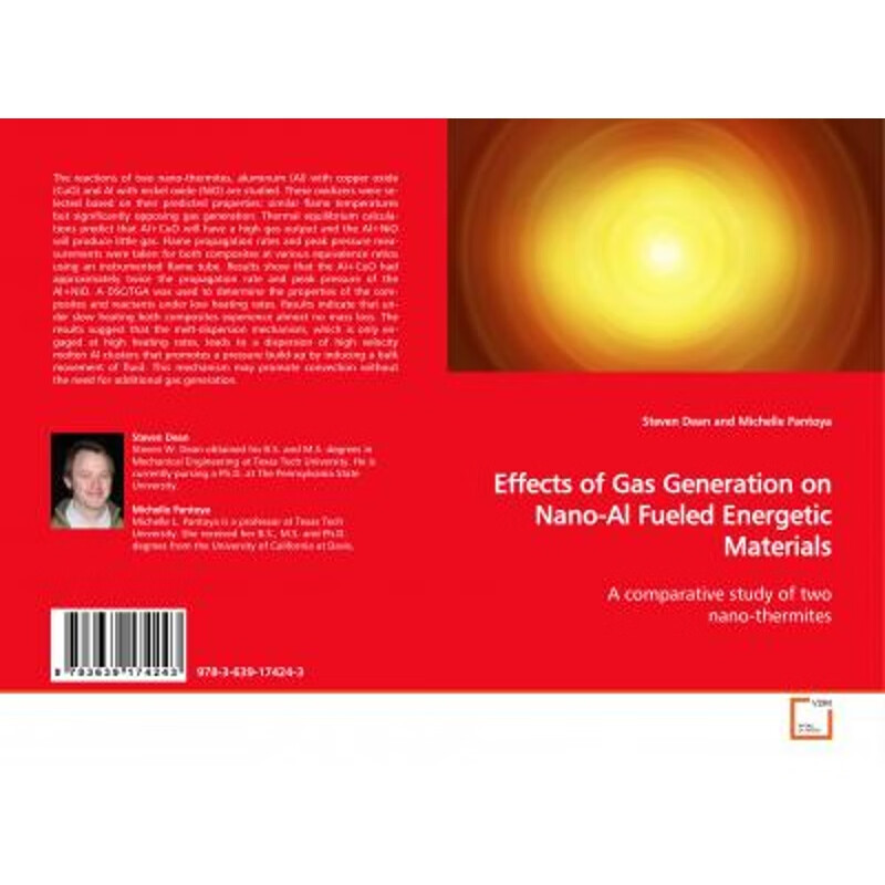 按需印刷 effects of gas generation on nano-al fueled energetic