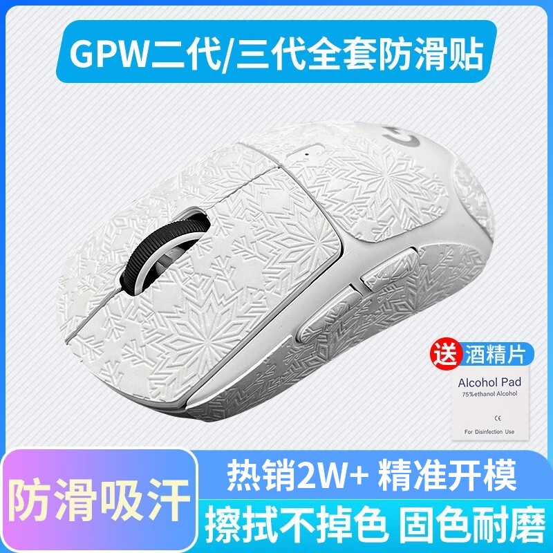 黑皇 鼠标防滑贴 适用 GPW二代三代 GPXS G PRO