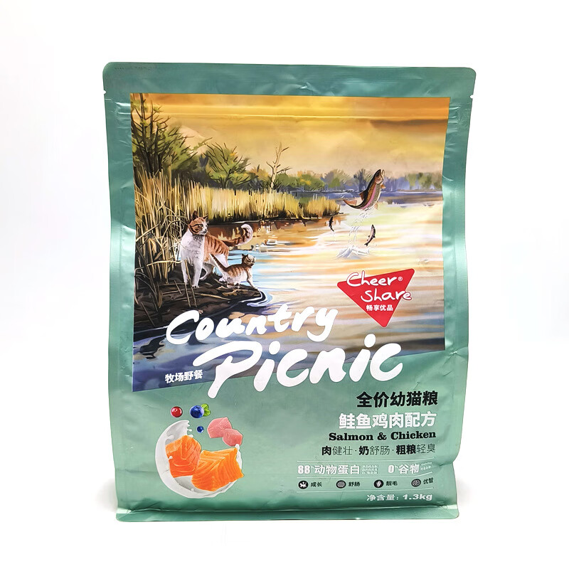 畅享优品畅享猫粮狗粮宠物主粮幼猫奶糕全期粮无谷高肉配方营养猫 趣味多优酪乳幼犬粮1.5kg