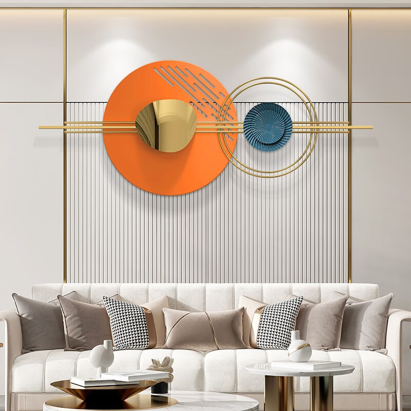 普诺德 客厅电视墙装饰品挂件现代沙发背景墙装饰创意北欧风轻奢墙饰