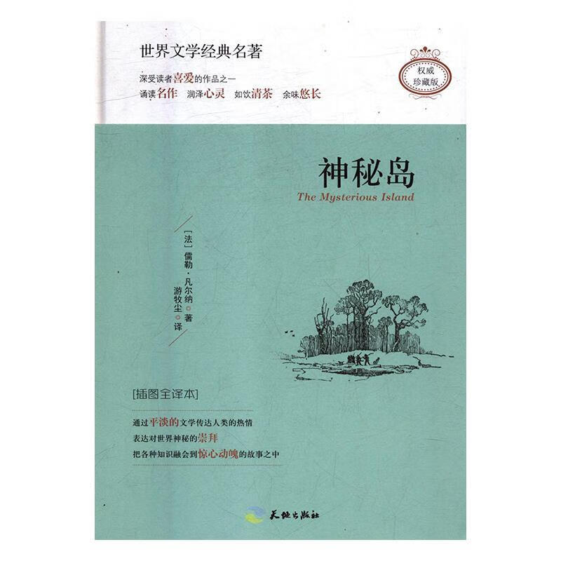 神秘岛t插图全译本 (法)儒勒·凡尔纳 天地出版社