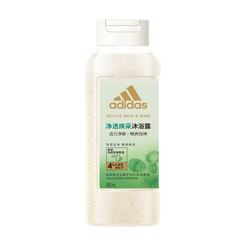 ���ϴ�˹ ��adidas��Ůʿ��͸������ԡ¶400ml ��ˮ��ʪ���� �Ŷ������� ��Чȥ����