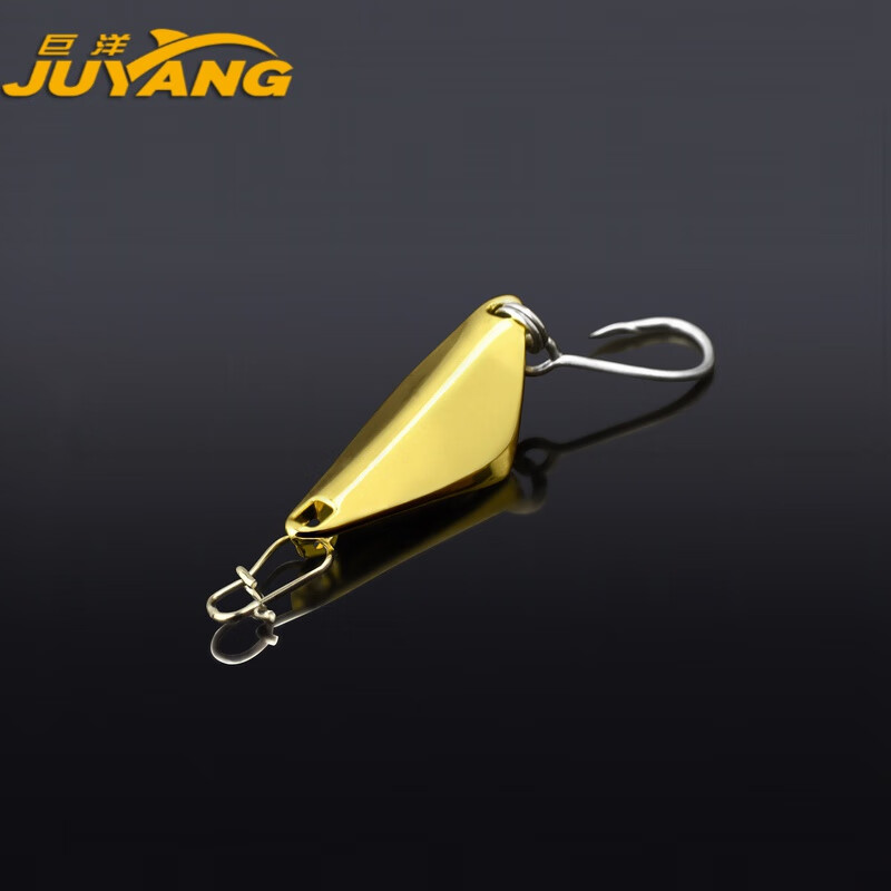 巨洋新款幻波5克路亚饵勺子路亚饵单钩马口白条翘嘴鲈鱼