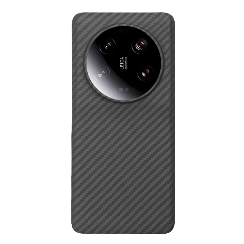 Pinkson小米13Ultra手机壳凯夫拉芳纶纤维碳纤维保护套13U超薄全包磨砂硬壳防摔高档商务新 【火山口】1500D芳纶 【小米13 Ultra】小米13U