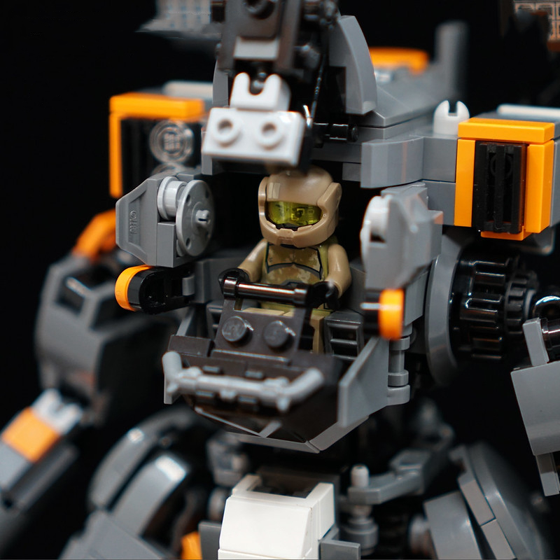 泰坦陨落机甲 兼容 泰坦陨落主角机甲bt7274先锋级积木模型moc定制