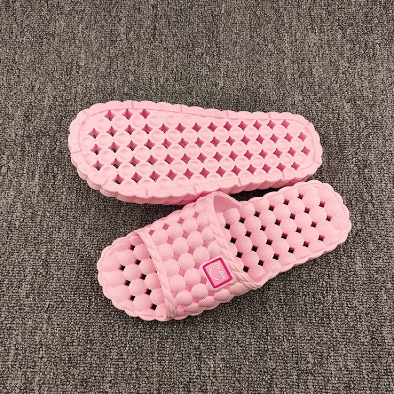 软底舒适进口越南天然橡胶拖鞋女乳胶家居家防滑漏洞浴室拖品质定制款