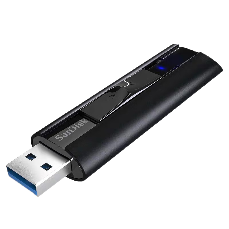 SanDisk 闪迪 u盘 CZ880 大容量固态U盘USB3.2高速420MB/s金属优盘 商务办公高速写入优盘 固态CZ880-128G