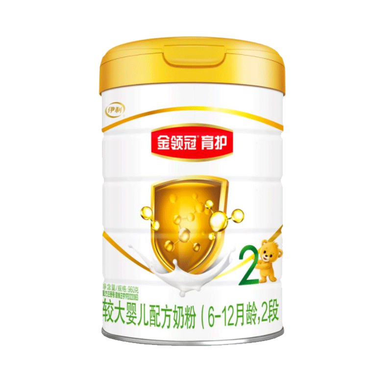 伊利奶粉金领冠育护系列基础新升级配方奶粉 960g2段