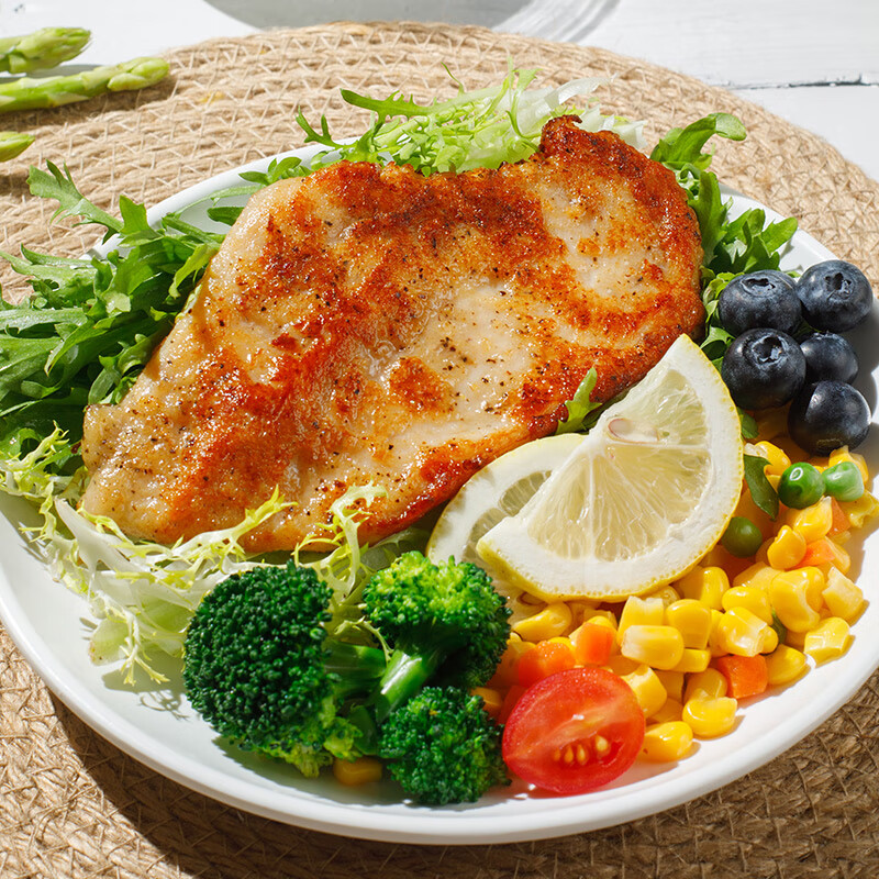 睿澳 睿澳香煎大鸡排健身代餐轻食黑胡椒鸡扒健康低脂鸡胸肉鸡块 黑椒