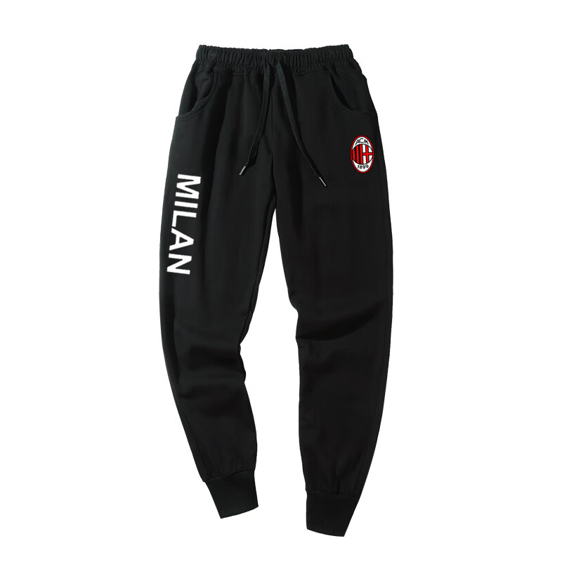 茸耀运动裤男ac米兰milan队服意甲休闲长裤小脚裤足球训练束脚裤卫裤