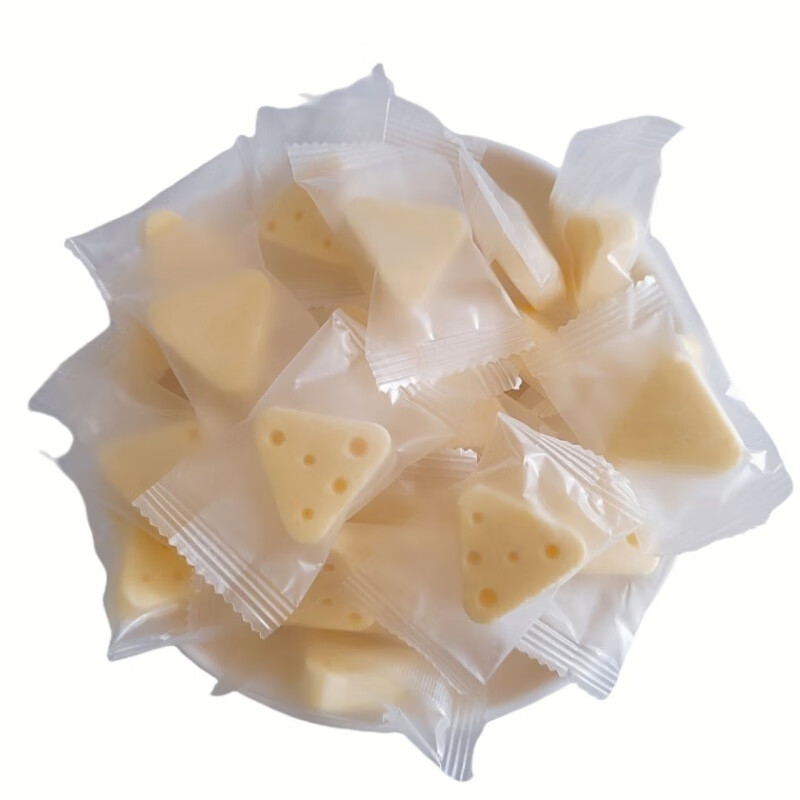 食怀内蒙古草原之子草原奶派奶制品散称奶酪多种口味三角酪特产奶制品 酸奶味500g