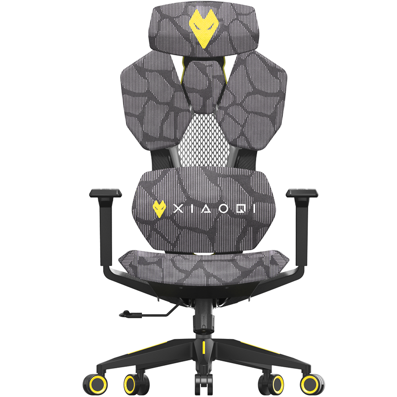 XiaoQi 骁骑 X2 人体工学电竞椅 黄白游 普通款