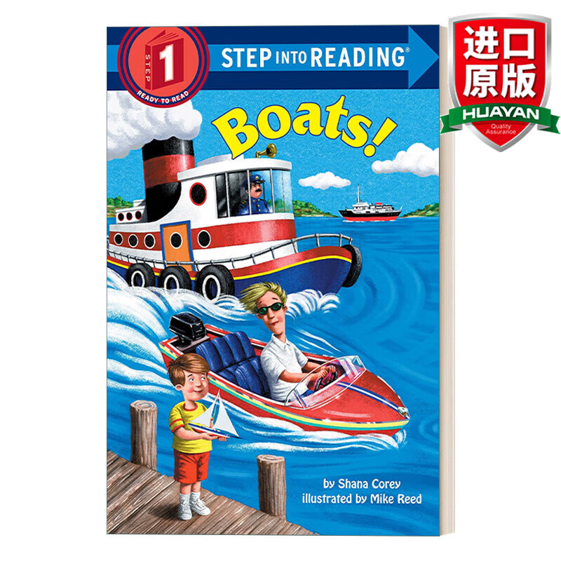 step into reading 1 - boats 英文原版 船 英文版 进口英语原版书籍