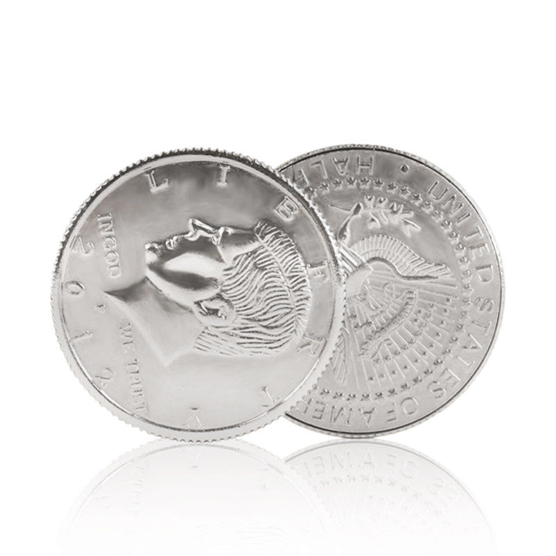 魔术硬币蝴蝶币 折叠币磁性弹力硬币穿玻璃魔术道具近景硬币才艺表演