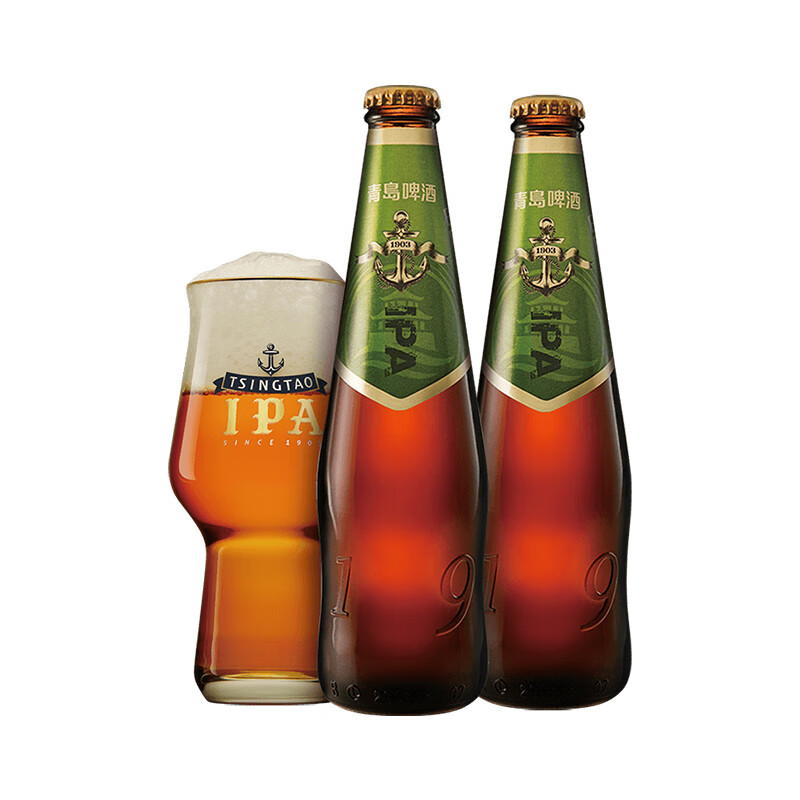 青岛啤酒青岛啤酒 14度精酿ipa 整箱啤酒 330ml 12瓶 整箱装