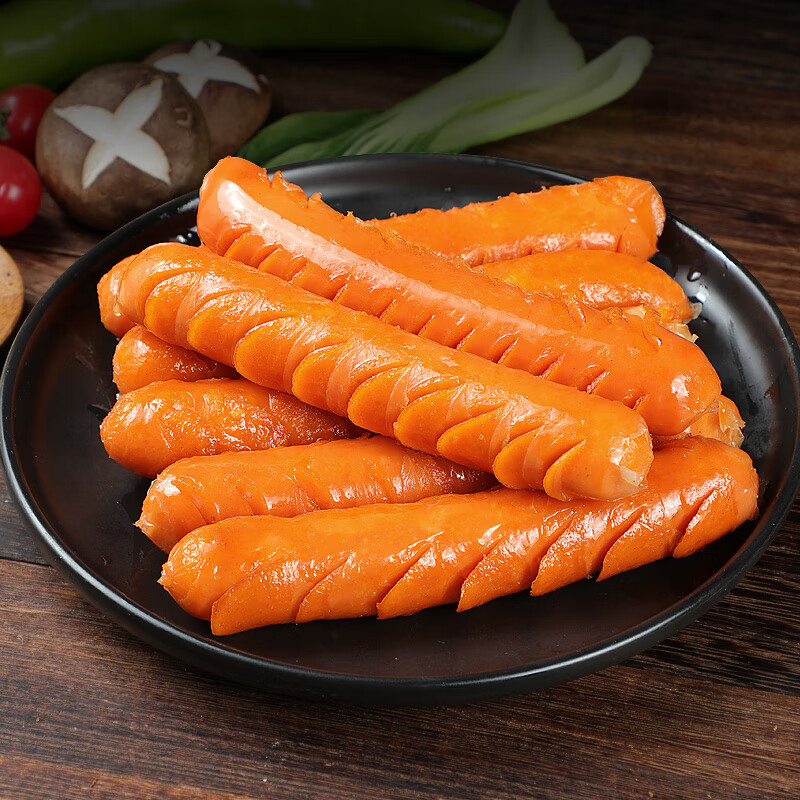 十里馋脆骨肠烤肠奥尔良风味热狗肠火腿台湾烤香肠即食烧烤商用整箱