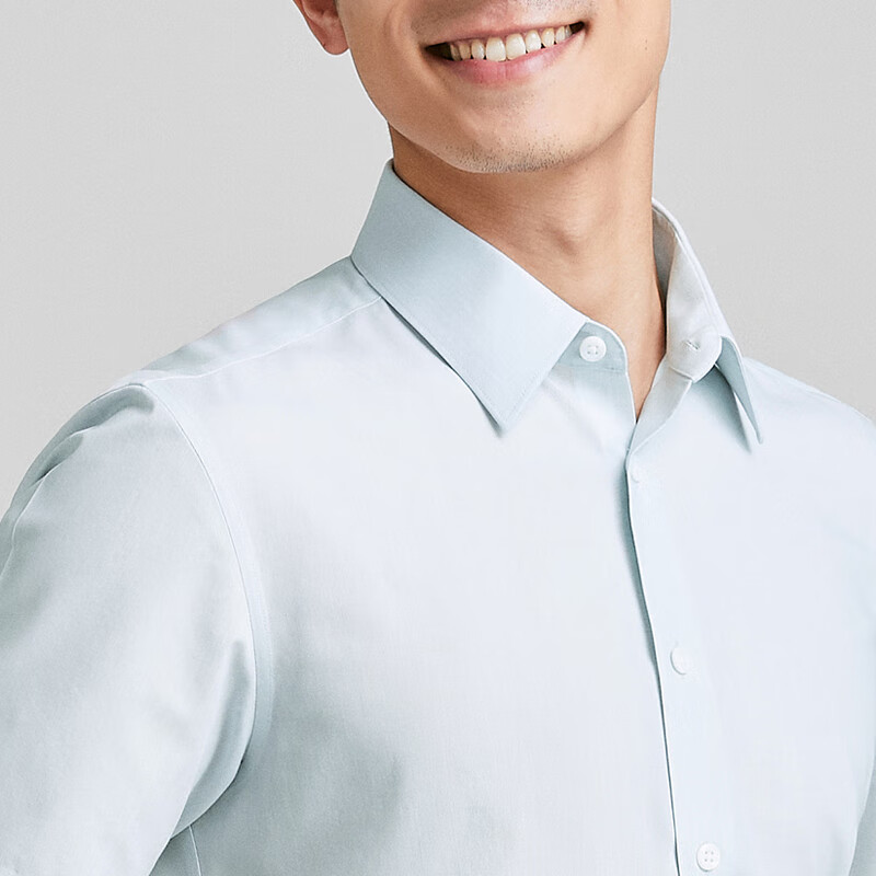 雅戈尔衬衫男士春夏青年男短袖衬衫YSDP120702 合款【商场同款】 浅绿条纹YSDP120702SJY 42