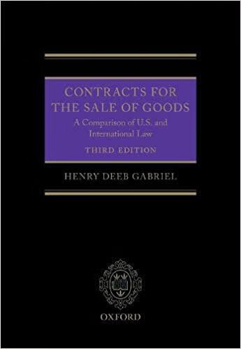 预订contracts for the sale of goods 3e: a comparison of u.s.