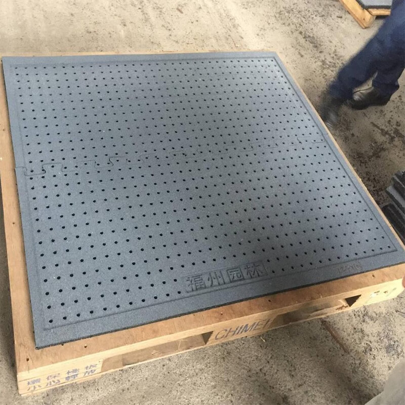 冀名格塑胶树池篦子 可任意裁剪热熔橡胶树围子 尺寸定制护树板树坑