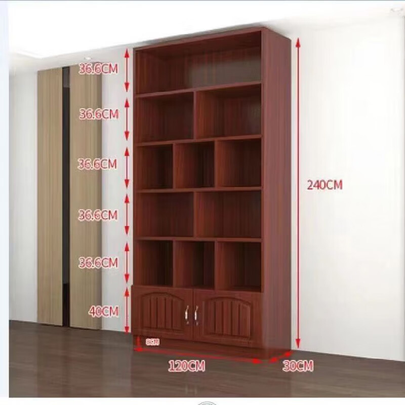 柜隔断展示架酒柜靠墙落地柜陈列柜烟柜货柜 宽120高240深30柜 大尺寸