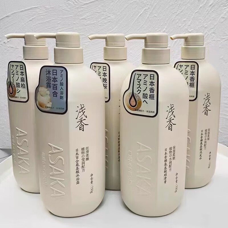浅香(asaka)浅香日本氨基酸去屑止痒留香洗发水浅香洗发水750g护发素