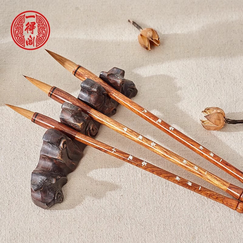 一得阁毛笔善琏春风湖笔正品小楷兼毫毛笔文房四宝中楷笔初学者成人大楷 楷书/小行书谷風小