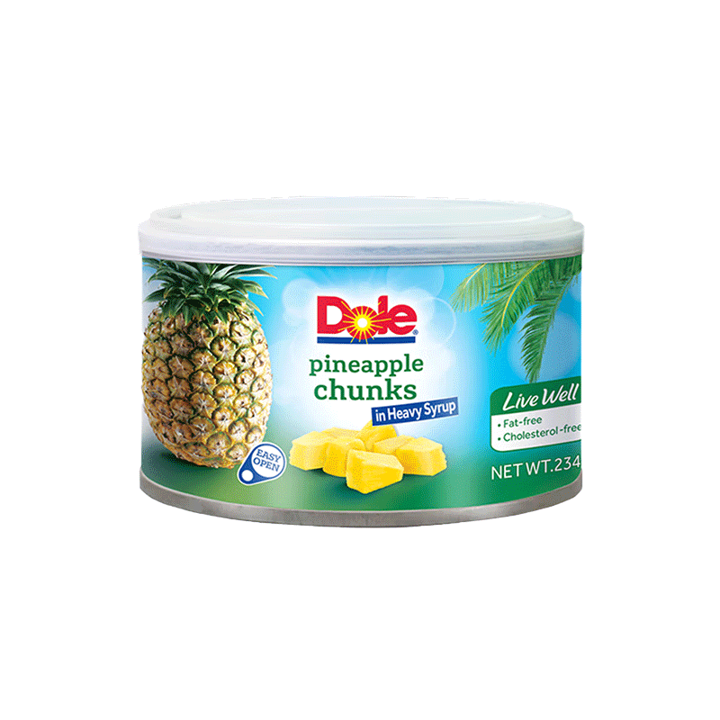 糖水菠萝块罐头234g 水果罐头 菲律宾进口 零食 方便速食