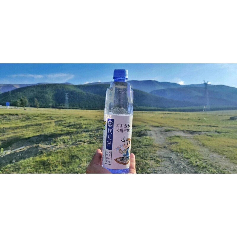 新疆坎儿井天然矿泉水天然弱碱矿泉水天山雪水520ml*24瓶
